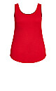 Plain Essential Tank - salsa red