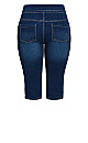 Plus Size Butter Denim Lattice Jean - Dark Wash