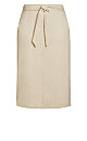 Linen Blend Stone Skirt