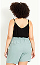 Linen Blend Short - green