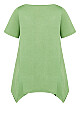 Plus Size Knotted Cage Tunic - green