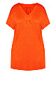 Pocket Pleat Tunic - orange