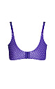 Smooth & Chic T-Shirt Bra - purple spot