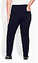 Plus Size Butter Denim Straight Jean Black - Average