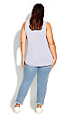 Plus Size Stretch Girlfriend Light Wash Jean Average Length