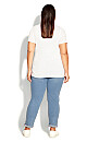 Plus Size Stretch Girlfriend Jean Light Wash - Tall