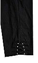 Plus Size Lace Up Capri Pant - Black