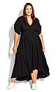 Plus Size Val Dress - black