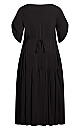 Plus Size Val Dress - black