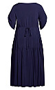 Plus Size Val Dress - navy