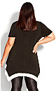 Plus Size Colette Tunic - black