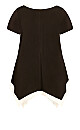 Plus Size Colette Tunic - black