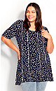 Tunic Panel Multi Spot Top