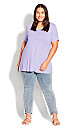 Plus Size Love Me Plain Top - Lilac