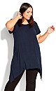 Hankey Hem Navy Tunic