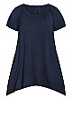 Hankey Hem Navy Tunic