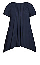 Hankey Hem Navy Tunic