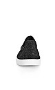 Plus Size Lacey Slip On - black