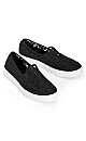 Plus Size Lacey Slip On - black