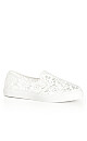 WIDE FIT Lacey Slip On - white