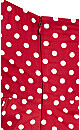 Inamorato Spot Dress - red