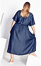 Ruby Maxi Dress - dark denim