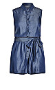 Emery Playsuit - dark denim