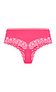 Smooth & Chic Lace Cheeky Brief - hot pink