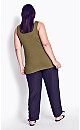 Plus Size Bamboo Essential Cami - olive