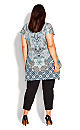 Plus Size Bonnie Bling Tunic - blue