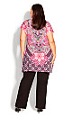 Plus Size Bonnie Bling Tunic - pink