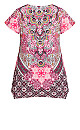 Plus Size Bonnie Bling Tunic - pink