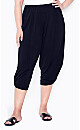 Plus Size Kenzie Drape Pant - Black