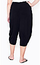 Plus Size Kenzie Drape Pant - Black