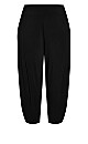 Plus Size Kenzie Drape Pant - Black