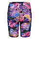 Plus Size Bike Short Print