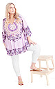 Plus Size Frankie Frill Tunic - lavender