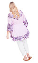 Plus Size Frankie Frill Tunic - lavender