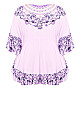 Plus Size Frankie Frill Tunic - lavender