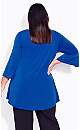 Plus Size Luella Plain Top - marine