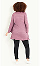 Hidden Texture Tunic - blush