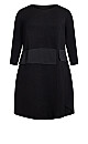 Plus Size Beyond Knit Dress - black