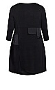 Plus Size Beyond Knit Dress - black