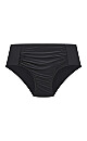 Hi Waist Black Swim Brief