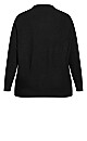 Janie Ribbed Sweater - black