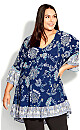 Plus Size Harper Tunic - navy