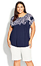 Plus Size Top Hanna Placement