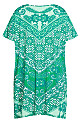 Plus Size Cassie Tunic - aquamarine