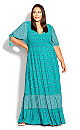 Plus Size Dress Maxi Cast Away