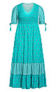 Plus Size Dress Maxi Cast Away